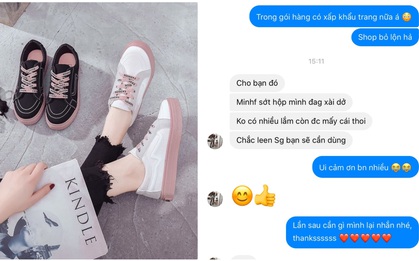 Cô gái lo bị shop "bóc phốt" vì huỷ đơn 4 đôi giày và cái kết siêu ấm lòng khiến dân mạng thả tim rần rần