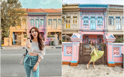 Vừa phát hiện con phố 7 sắc cầu vồng cực hiếm người biết ở Singapore, hình sống ảo cứ tăng dần đều mỗi ngày vì background quá “xịn”