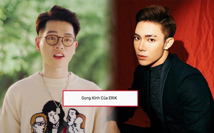 Ra MV đến cả 2 tuần, đeo đến mòn cả kính của Erik rồi, bây giờ mới thấy Đức Phúc cảm ơn "gọng kính của Erik" đầy trang trọng thế này!