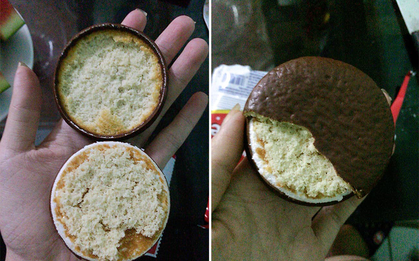 Khoe kiểu ăn Choco Pie… không nhân, anh chàng được dân mạng đồng tình hết mực, còn mách thêm nhiều cách ăn lạ hơn