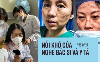 Nhìn loạt ảnh mặt biến dạng do đeo khẩu trang, phải cắt tóc, mặc bỉm cả ngày... của đội y tá, bác sĩ ở Vũ Hán để thấy ngành này khổ thế nào