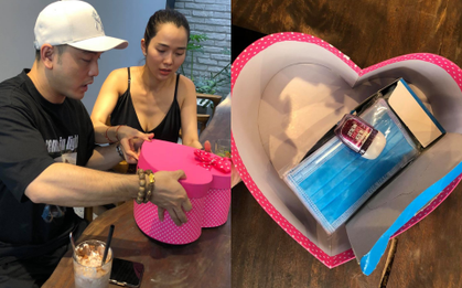 Bất ngờ trước món quà Valentine sớm Ưng Hoàng Phúc tặng vợ: Ông chồng tâm lý nhất mùa dịch là đây chứ đâu!