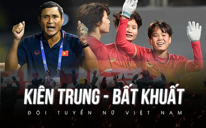 HLV Mai Đức Chung phát biểu sau thành tích lịch sử: "Toàn đội đã chơi với tinh thần của người phụ nữ Việt Nam, kiên trung và bất khuất"