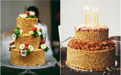 Nguồn gốc ổ bánh sinh nhật làm từ… mì gói đang khiến dân tình xôn xao, hoá ra là món ăn đình đám bấy lâu của một nước rất gần chúng ta