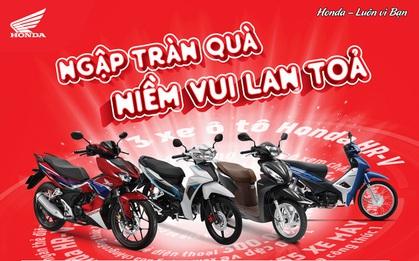 Sắm xe máy Honda chơi Tết – Trúng thưởng ngay ô tô