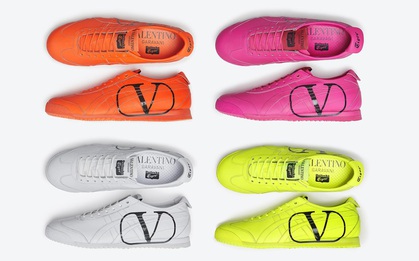 Valentino bất ngờ kết hợp cùng Onitsuka Tiger tung BST giày trong buổi trình diễn thời trang Thu Đông 2020 tại Paris