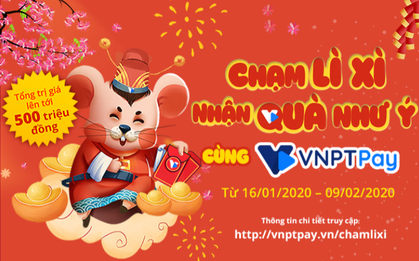 Nhận lì xì siêu chất của VNPT Pay theo phong cách Chạm 4.0