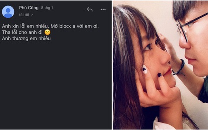Bị người yêu giận rồi block trên mọi mặt trận, thanh niên nghĩ ra cách gửi mail, còn ghi "thư tuyển dụng" như thật