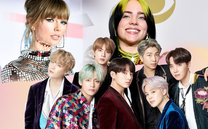 10 nghệ sĩ có lượng tiêu thụ nhạc lớn nhất thế giới năm 2019: BTS vượt qua cả Drake, Lady Gaga nhưng vẫn bị Taylor Swift và Billie Eilish “bỏ xa”