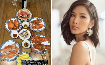Sinh nhật giữa thời kỳ đại dịch: Hoàng Thuỳ chỉ ăn mừng nhẹ với em gái, bữa tiệc "sương sương" đơn giản mà cũng khiến người khác phải tròn mắt
