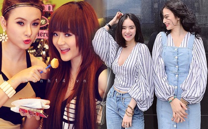 Angela Phương Trinh - Phương Trang chính là cặp chị em cùng tiến "kiểu mẫu": Style "tiến hóa" y chang nhau, ngày càng kín đáo nhu mì