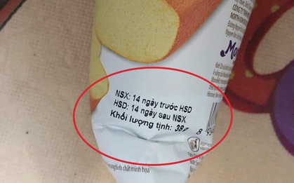 Bắt lú: nhìn bao bì, đố ai biết ngày sản xuất và hạn sử dụng của chiếc bánh này?