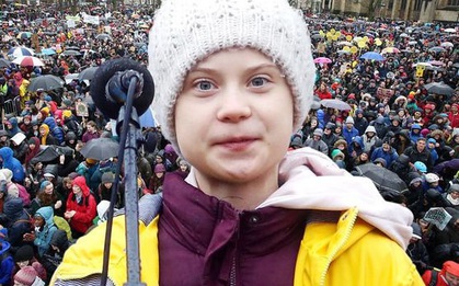 Tụ tập nghe Greta Thunberg phát biểu về bảo vệ môi trường, hàng trăm người khiến sân cỏ tươi xanh biến thành bãi đất bùn tan hoang