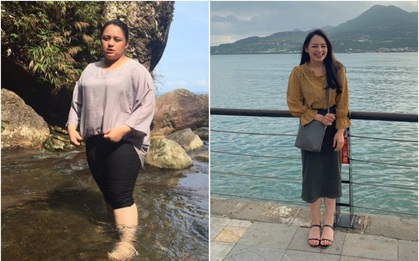 Giảm một lúc hơn 40kg, cô gái như biến thành một con người khác: "Nhìn xinh như Địch Lệ Nhiệt Ba rồi nè!"