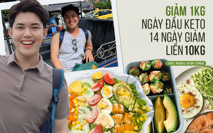 Giảm hẳn 1kg ngay ngày đầu Keto, chàng trai Cần Thơ giảm 11kg chỉ sau 1 tháng