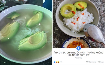 Muôn kiểu ăn bơ kỳ lạ của người phương Tây nhưng cũng chưa "chất" bằng món cơm bơ chan mắm của Việt Nam