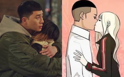 Lộ cảnh Park Seo Joon hôn điên nữ thắm thiết ở Tầng Lớp Itaewon bản webtoon, netizen háo hức xin link nhưng hãy cẩn thận!