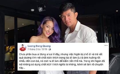 Trước khi Ngân 98 bị khui loạt ảnh dương tính với ma tuý tại đồn công an, Lương Bằng Quang từng nói gì?