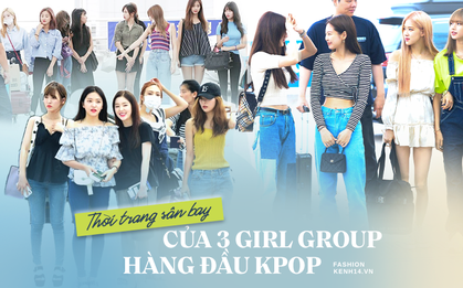 Toàn gái xinh nhưng style sân bay của Black Pink thì đỉnh bền vững, Red Velvet trồi sụt thất thường còn Twice vẫn "quê kiểng" lắm