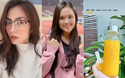 Hà Tăng, vợ Duy Mạnh, Bảo Anh... nô nức uống nước nghệ để đẹp da, đẹp dáng, đẩy lùi lão hóa