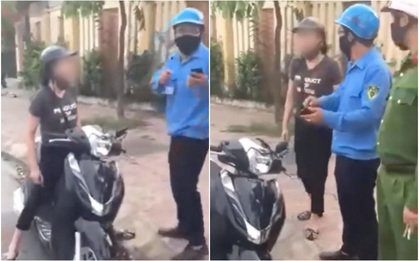 Bị xử phạt vì không đeo khẩu trang, người phụ nữ gây bức xúc khi gay gắt tranh cãi trước mặt con nhỏ: "Tôi không bị bệnh"