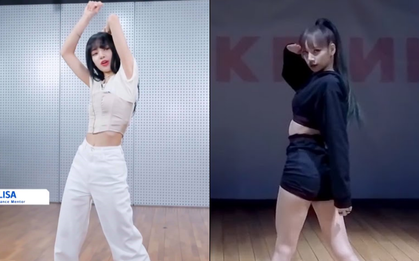 Nhìn "gà" nhà YG tập nhảy trong phòng tối quen rồi, xem Lisa (BLACKPINK) dạy vũ đạo online trong phòng "sáng choang" lại thấy không quen!