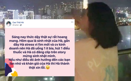 Gây tranh cãi nảy lửa vì khoe ảnh phì phèo thuốc lá, Cao Thái Hà chính thức công khai lên tiếng