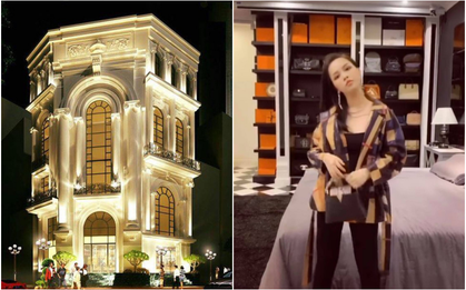 Bên trong toà lâu đài 2 mặt tiền nhà anh trai Bảo Thy: Gì cũng có, mê nhất là tủ đồ hiệu của vợ thiếu gia