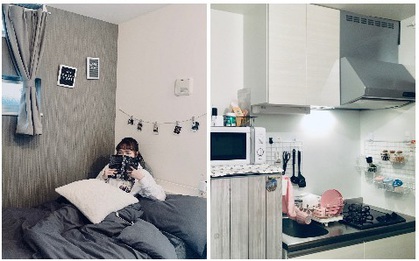 Nữ du học sinh Nhật Bản cải tạo nhà trọ cũ kỹ thành nơi vừa chill vừa sang, chi phí mới là điều bất ngờ nhất
