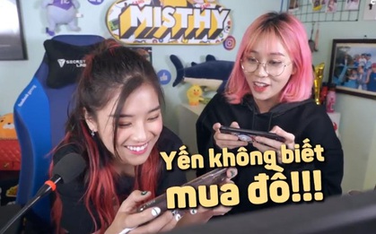 MisThy "bóc phốt" Hoàng Yến Chibi, chơi Liên Quân 2 năm, best Điêu Thuyền nhưng... không biết mua đồ!