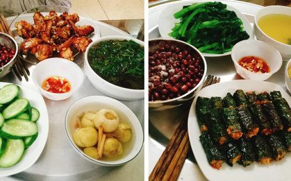 Gái đảm khoe "trình cao" với mâm cơm chỉ 40-50k, có người còn chẳng tốn đồng nào vì... đi ăn chực!