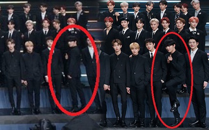 Giữa rừng mỹ nam an tĩnh của Kpop bất ngờ xuất hiện 1 "siêu mẫu" liên tục tạo dáng khác người!