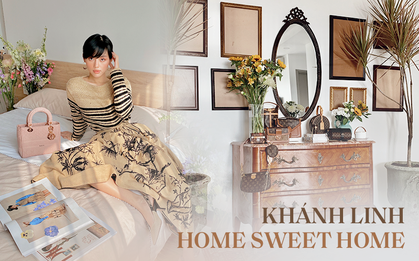Nhà thuê nhưng Khánh Linh vẫn chi tới 400 triệu tiền decor, tủ mua tít bên Pháp mất 3 tháng mới ship về đến nơi
