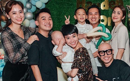 Hà Tăng góp mặt trong tiệc thôi nôi của con trai Trà My Idol, nhan sắc "choán" hết cả spotlight nhân vật chính