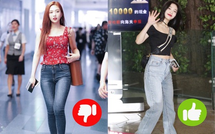 Sáng suốt bai bai quần skinny "phá game", Joy chuyển sang quần ống rộng và "lên đời" style ngay tức khắc