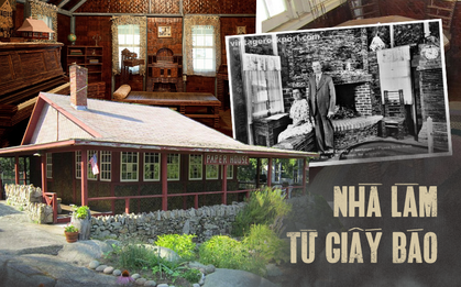 Chuyện kỳ lạ về ngôi nhà làm từ 100.000 tờ báo cũ, vững chãi hiên ngang suốt gần 1 thế kỷ vẫn không có dấu hiệu mục nát