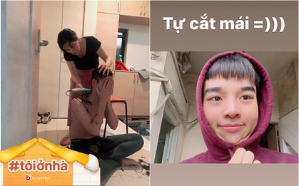 Chuyện không dành cho người yếu tim: Để phụ huynh cắt tóc cho thì lo sốt vó, mà tự cắt thì trông không khác gì "trò hề"