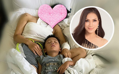 Ca sĩ Hồng Ngọc lần đầu lộ diện sau khi bị bỏng nặng do nổ nồi xông hơi