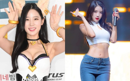 Khẩu chiến giữa 2 hiện tượng sexy Kpop: Đàn chị khoe body, đàn em chê "Trông như đũa ấy, còn tôi vừa quay quảng cáo nội y nè"