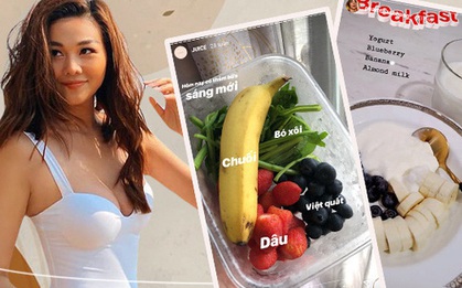 Loạt bữa sáng "giữ eo" của các người đẹp Việt, copy theo thì dáng bạn không mi nhon hẳn mới là chuyện lạ