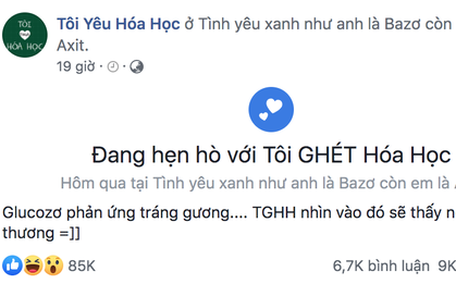 Sau màn thua đau đớn, admin Tôi Yêu Hoá Học có màn tỏ tình cực ngọt ngào với đối thủ, đỉnh nhất là câu thả thính ai nghe cũng dính