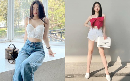 Linh Ka chỉ cao "ba mét bẻ đôi" nhưng lên ảnh vẫn cao ráo nhờ 3 tuyệt kỹ lên đồ hack chân dài cực đỉnh