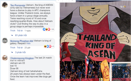 Tranh cãi nảy lửa khi AFC đăng ảnh "Thái Lan là ông vua Đông Nam Á": Fan Việt phản bác mạnh mẽ, nhưng lý luận của đối phương lại chỉ ra sự thật đắng lòng