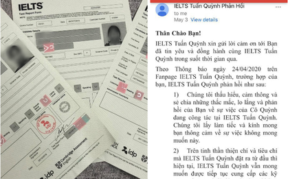 Tố cô giáo photoshop điểm IELTS thành 8.0, học viên được trung tâm hoàn trả 70% học phí