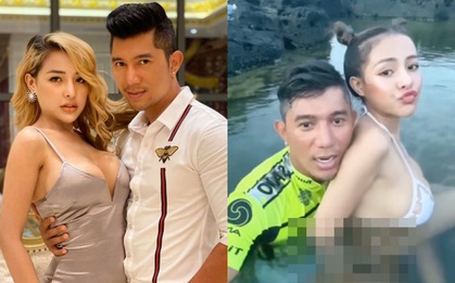 Ngân 98 lại bị phản ứng dữ dội khi vô tư chạm vùng kín Lương Bằng Quang lúc đang livestream