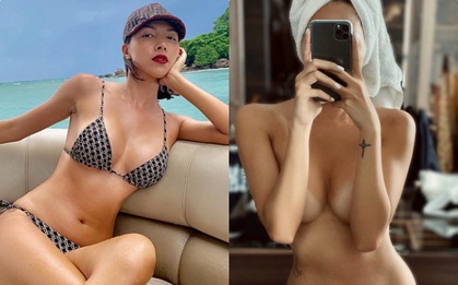 Minh Triệu bán nude táo bạo, "đốt mắt" với khoảnh khắc vòng 1 hững hờ nóng bỏng
