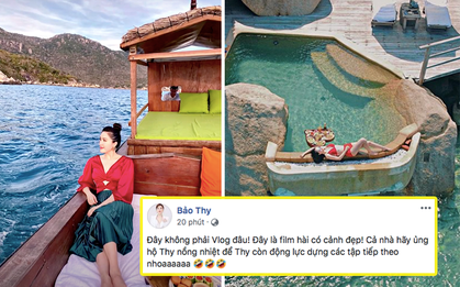 Cuối cùng Bảo Thy cũng đã "chịu" làm vlog du lịch: Chị tự nhận giống “phim hài” nhưng fan vẫn thấy đẹp như một giấc mơ