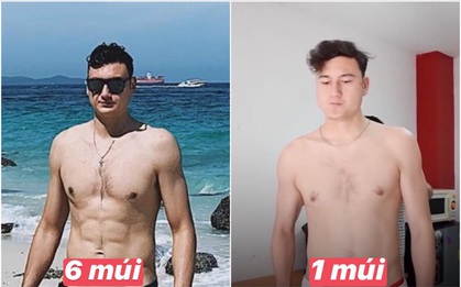 Lâm Tây gây bất ngờ vì cơ bụng 6 múi nay gom thành 1, chị em bình tĩnh chờ Lâm lấy lại phong độ nhen