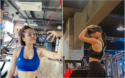 Hội gái xinh chăm chỉ "check-in" ở phòng gym, muốn chạm mặt những cô nàng hot trên mạng này thì đi tập đều lên