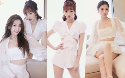 2 thành viên hot nhất nhì THE9 chung khung hình: Ngu Thư Hân siêu "bánh bèo", Khổng Tuyết Nhi gây bão vì body quá đỉnh